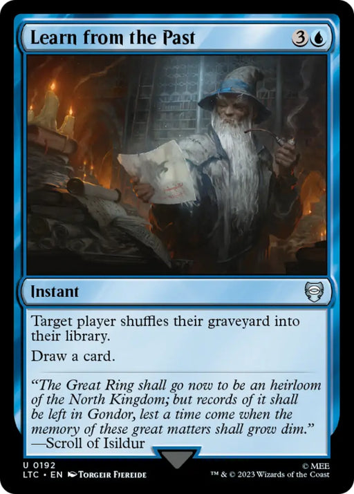 Learn from the Past [The Lord of the Rings: Tales of Middle-Earth Commander] - MTG Single