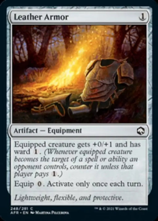 Leather Armor [Dungeons & Dragons: Adventures in the Forgotten Realms] - MTG Single