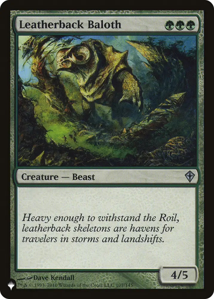Leatherback Baloth [The List] - MTG Single