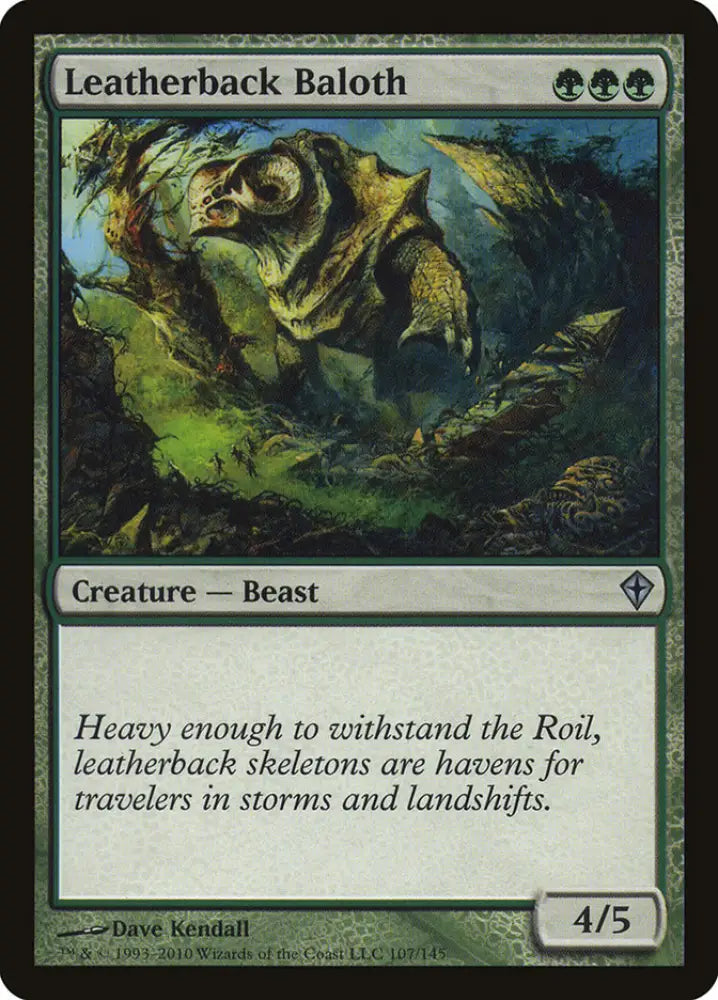 Leatherback Baloth [Worldwake] - MTG Single