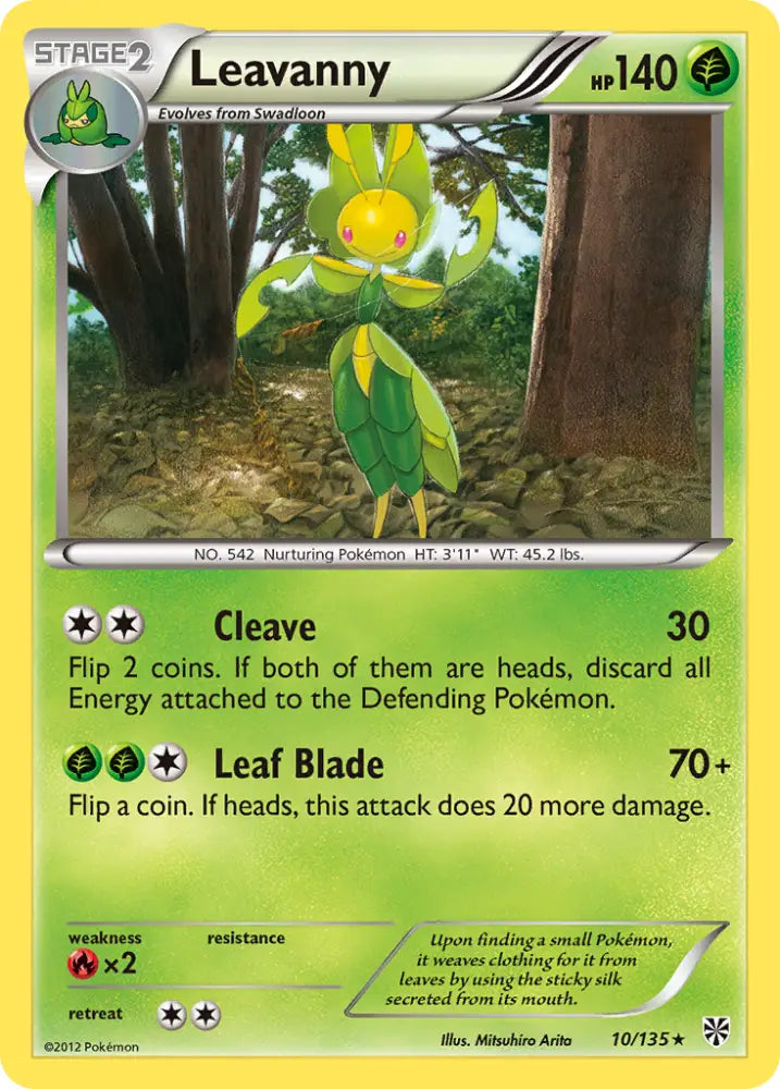 Leavanny (10/135) [Black & White: Plasma Storm] - Pokemon Single