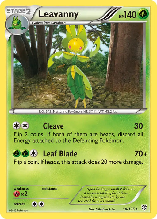 Leavanny (10/135) [Black & White: Plasma Storm] - Pokemon Single