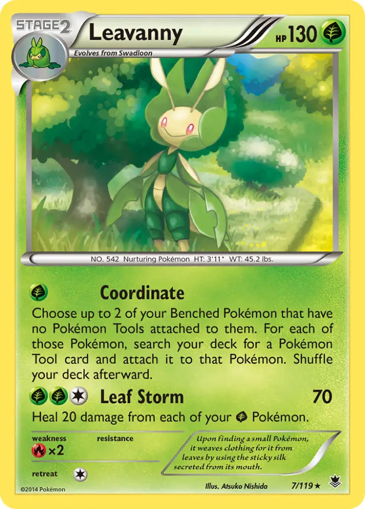 Leavanny (7/119) [XY: Phantom Forces] - Pokemon Single