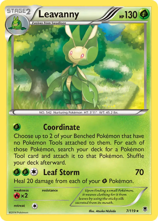 Leavanny (7/119) [XY: Phantom Forces] - Pokemon Single