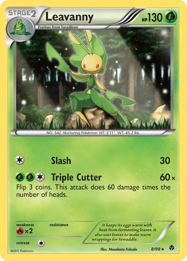 Leavanny (8/98) [Black & White: Emerging Powers] - Pokemon Single