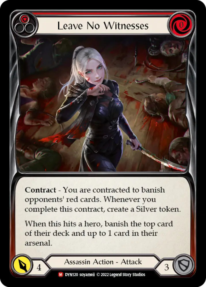 Leave No Witnesses [Dynasty] - Flesh And Blood Single