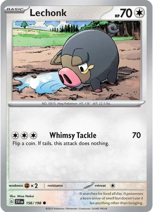 Lechonk (156/198) [Scarlet & Violet: Base Set] - Pokemon Single