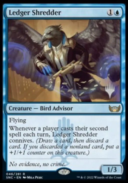 Ledger Shredder (Promo Pack) [Streets of New Capenna Promos] - MTG Single