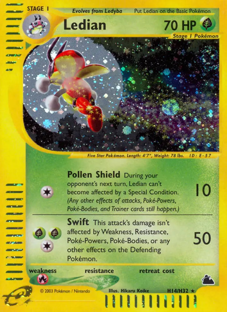 Ledian (H14/H32) [Skyridge] - Pokemon Single