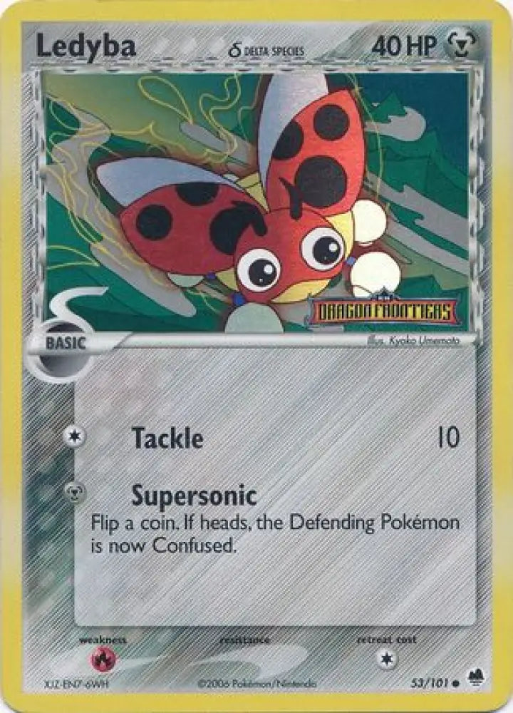 Ledyba (53/101) (Delta Species) (Stamped) [EX: Dragon Frontiers] - Pokemon Single