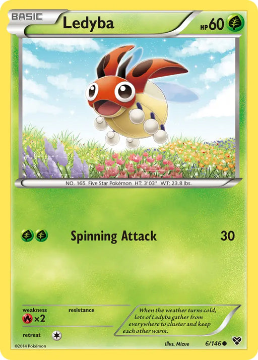 Ledyba (6/146) [XY: Base Set] - Pokemon Single