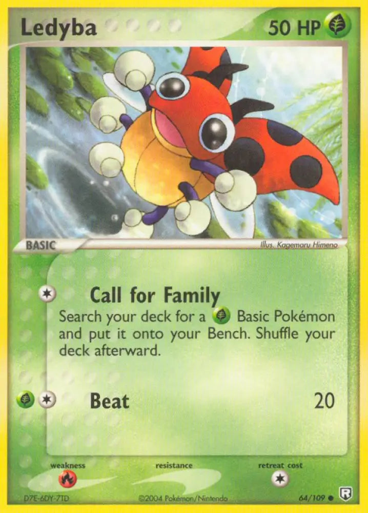 Ledyba (64/109) [EX: Team Rocket Returns] - Pokemon Single