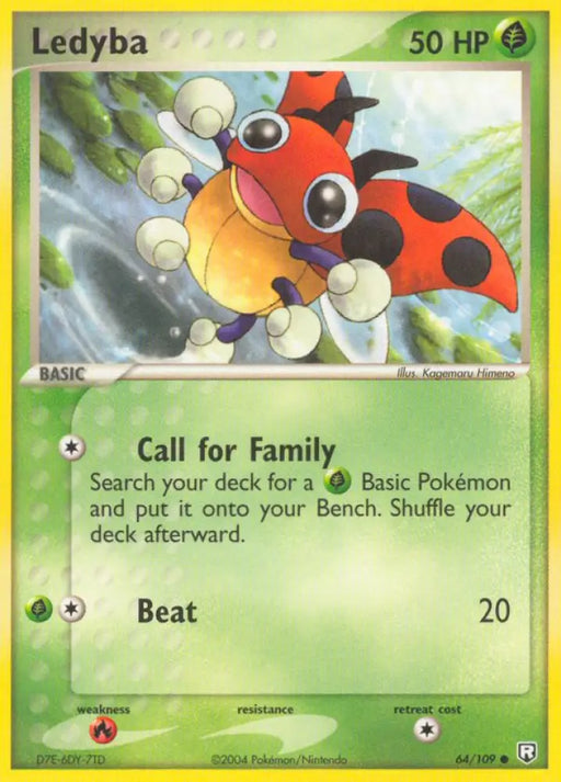 Ledyba (64/109) [EX: Team Rocket Returns] - Pokemon Single