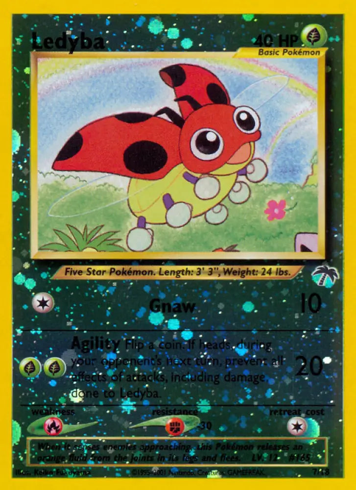 Ledyba (7/18) [Southern Islands] - Pokemon Single