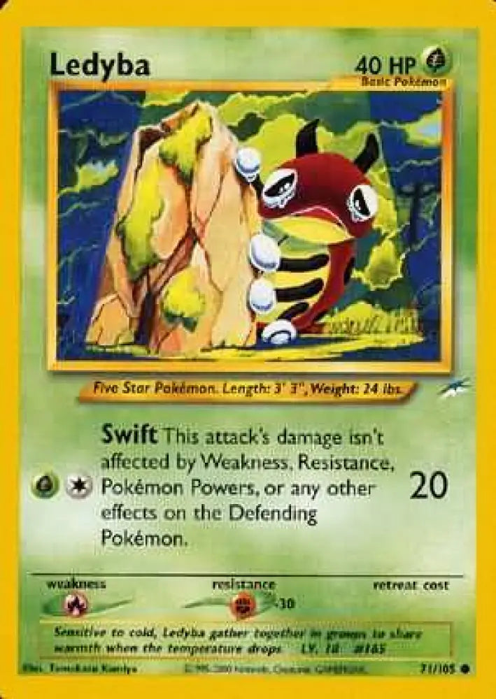 Ledyba (71/105) [Neo Destiny Unlimited] - Pokemon Single