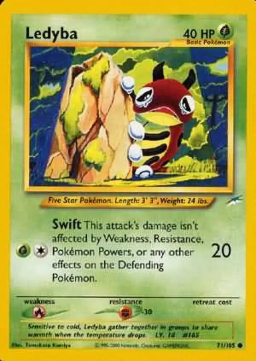 Ledyba (71/105) [Neo Destiny Unlimited] - Pokemon Single