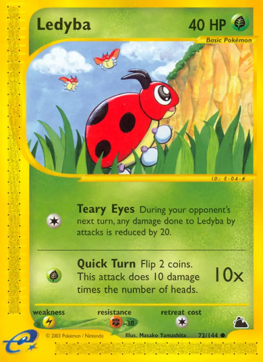 Ledyba (72/144) [Skyridge] - Pokemon Single