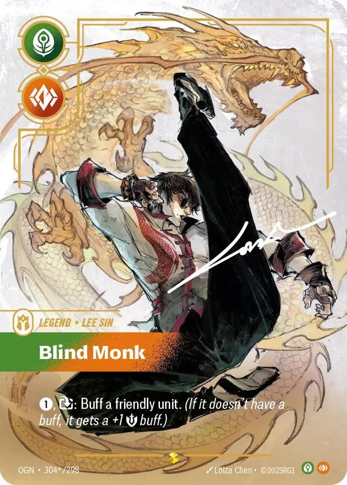 Lee Sin - Blind Monk (Signature) (304*/298) [Origins]