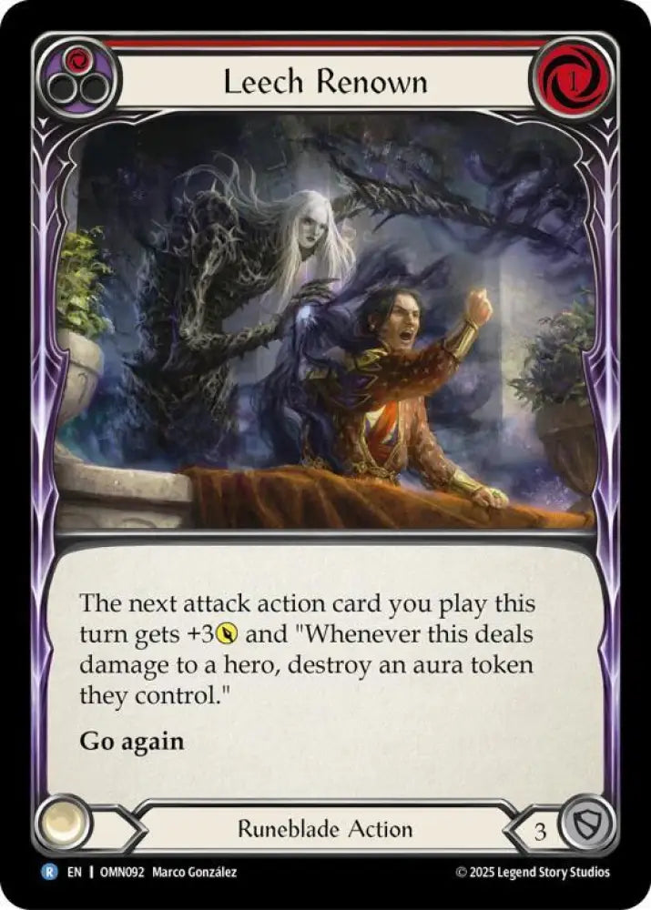 Leech Renown (Red) (OMN092) [Omens of the Third Age]