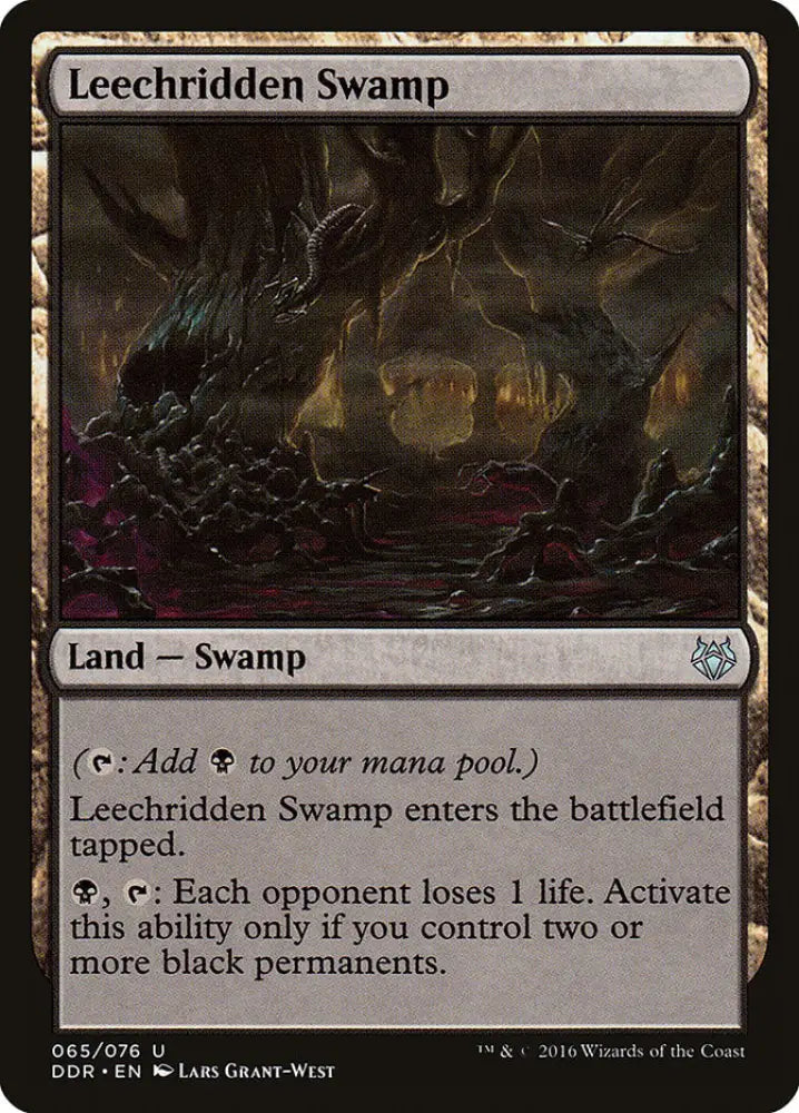 Leechridden Swamp [Duel Decks: Nissa vs. Ob Nixilis] - MTG Single