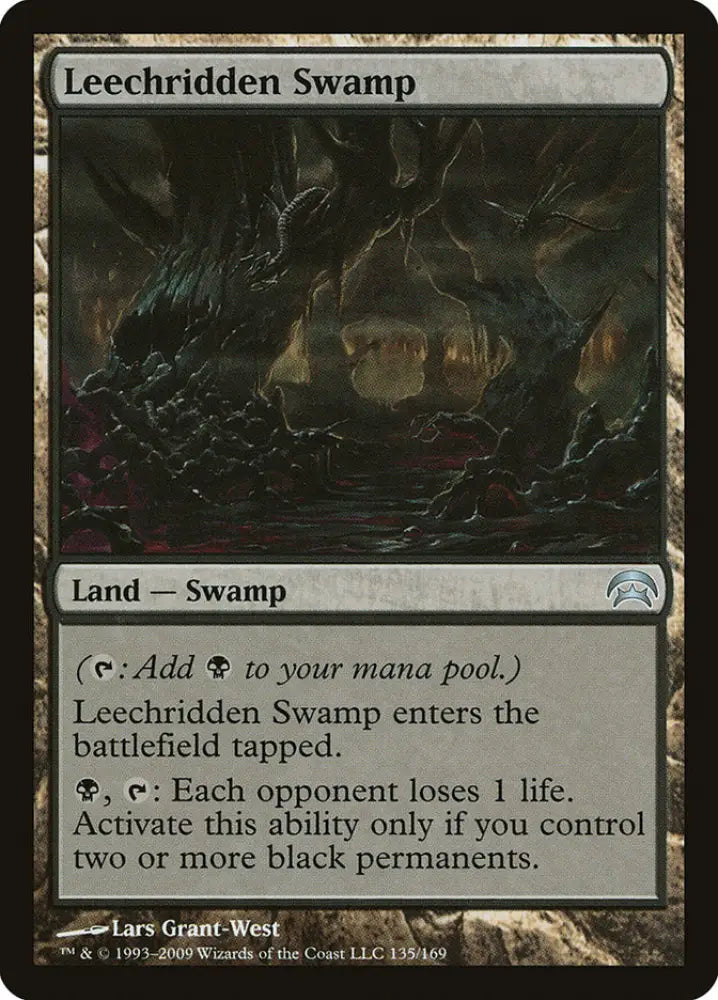 Leechridden Swamp [Planechase] - MTG Single