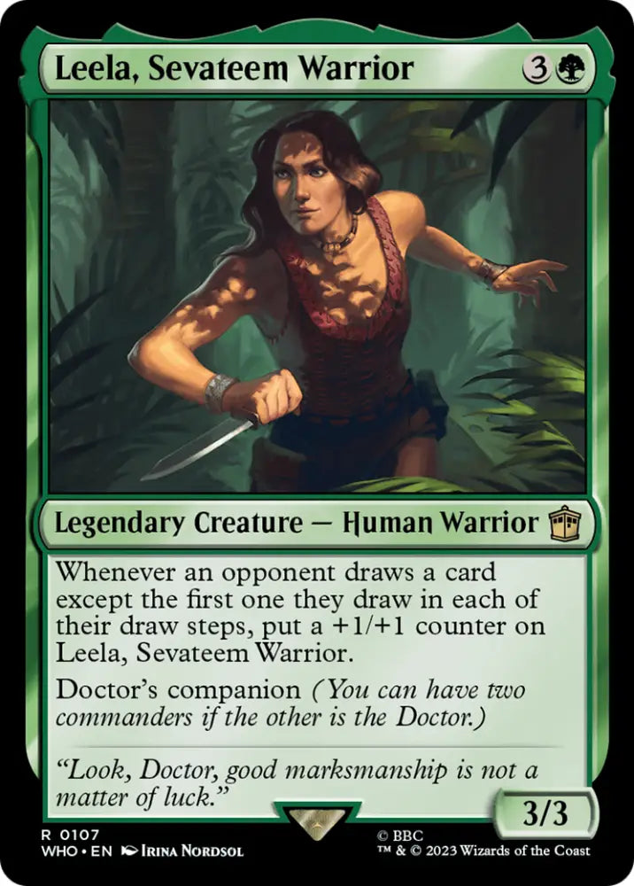Leela Sevateem Warrior [Doctor Who] - MTG Single