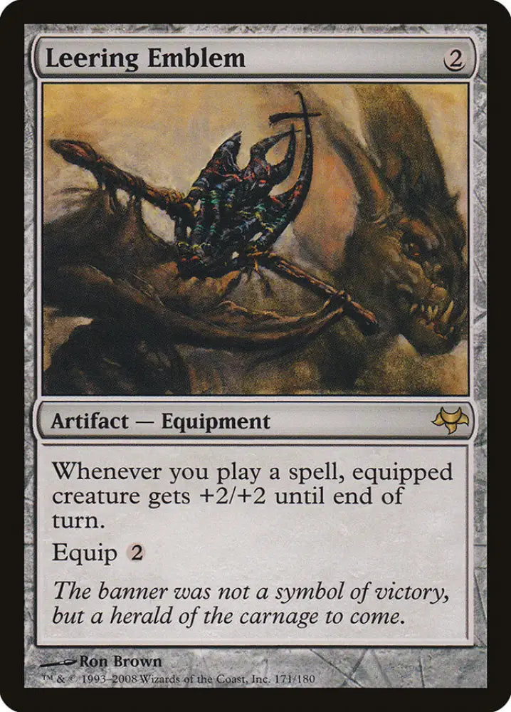 Leering Emblem [Eventide] - MTG Single