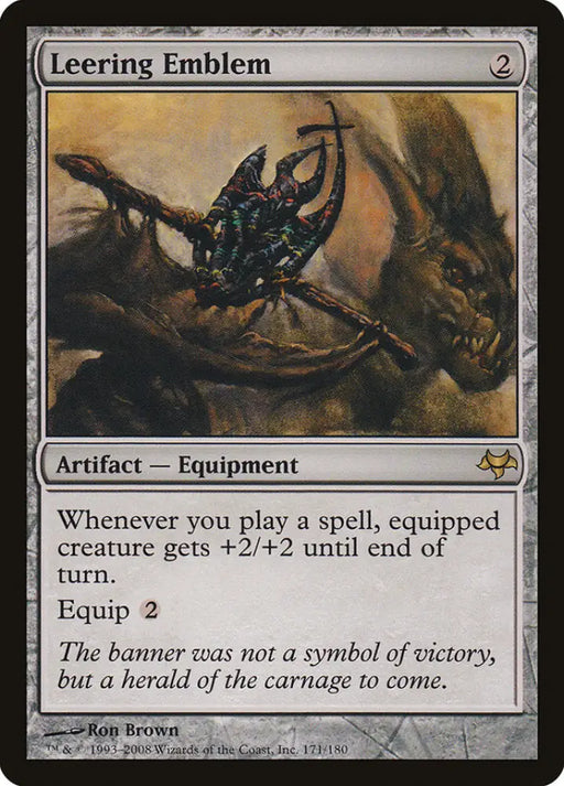 Leering Emblem [Eventide] - MTG Single