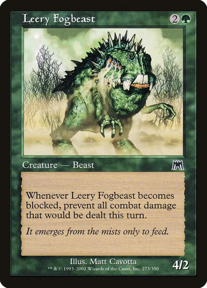 Leery Fogbeast [Onslaught] - MTG Single