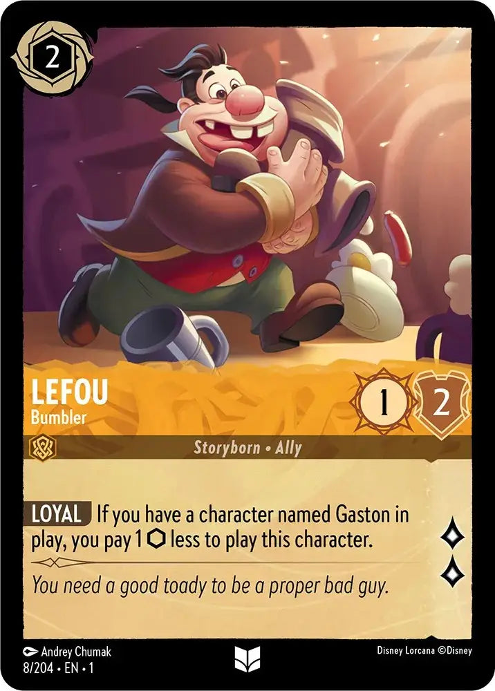 Lefou - Bumbler (8/204) [The First Chapter] - Lorcana Single