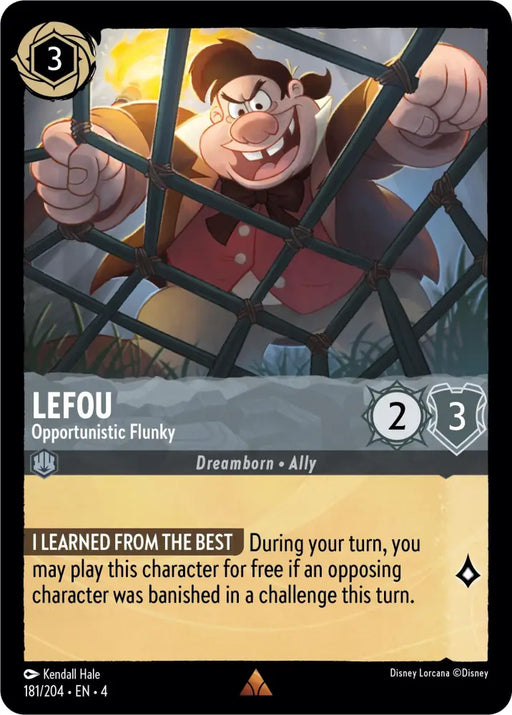 LeFou - Opportunistic Flunky (181/204) [Ursula’s Return] - Lorcana Single