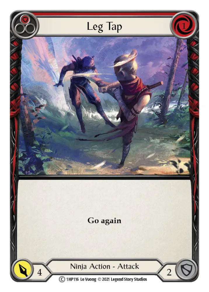 Leg Tap (Red) [1HP116] (History Pack 1) - Flesh And Blood Single