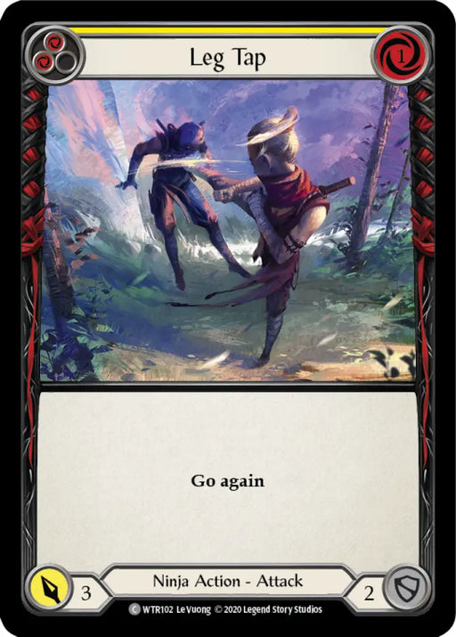 Leg Tap (Yellow) [Welcome to Rathe Unlimited] Unlimited Rainbow Foil - Flesh And Blood Single