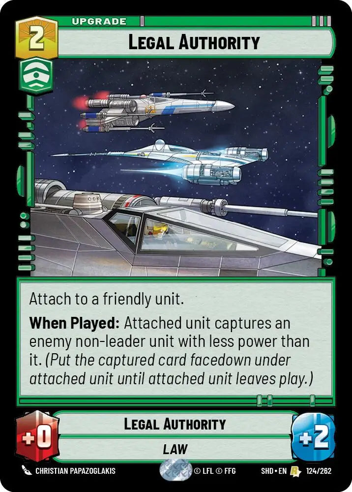 Legal Authority (124/262) [Shadows of the Galaxy] - Star Wars: Unlimited Single