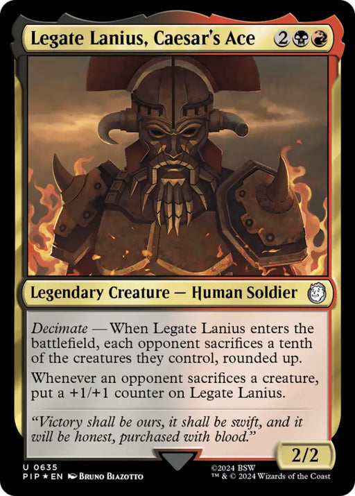 Legate Lanius Caesar’s Ace (Surge Foil) [Fallout] - MTG Single