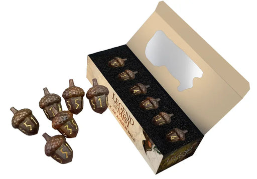 Legend in the Mist Resin D6 Acorn Dice Set - Accessoire
