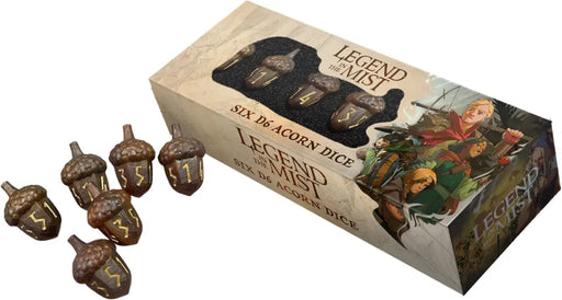 Legend in the Mist Resin D6 Acorn Dice Set - Accessoire