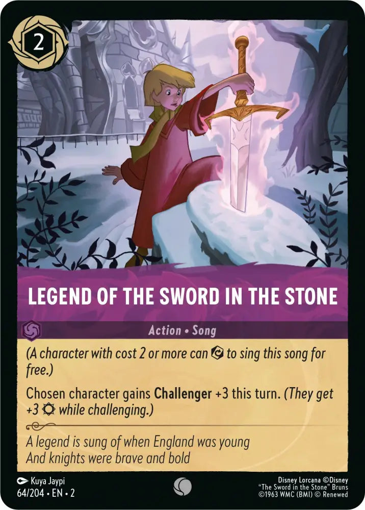Legend of the Sword in the Stone (64/204) [Rise of the Floodborn] - Lorcana Single