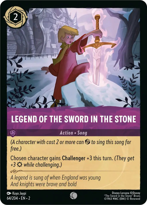Legend of the Sword in the Stone (64/204) [Rise of the Floodborn] - Lorcana Single