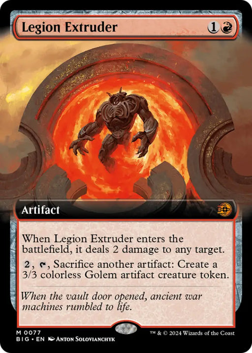 Legion Extruder (Extended Art) [Outlaws of Thunder Junction: The Big Score] - MTG Single