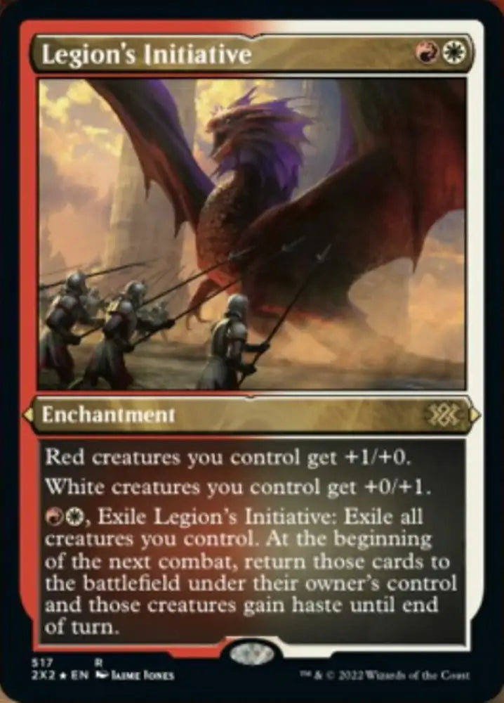 Legion’s Initiative (Foil Etched) [Double Masters 2022] - MTG Single