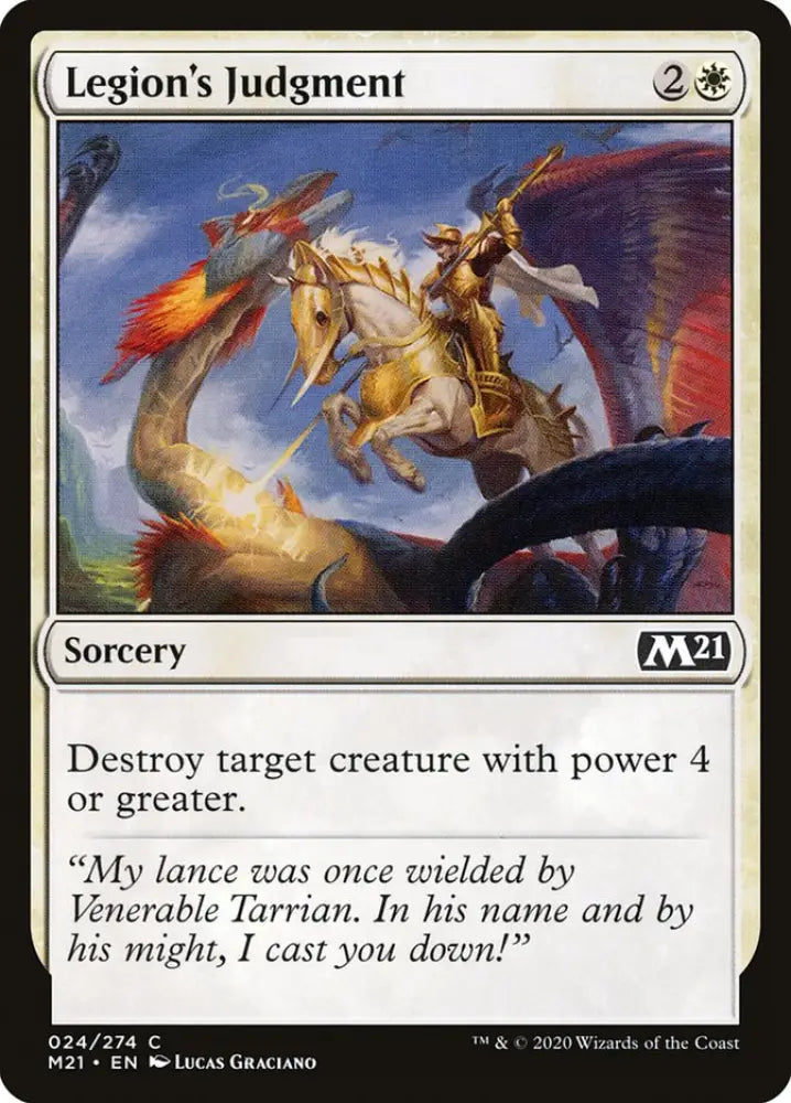 Legion’s Judgment [Core Set 2021] - MTG Single