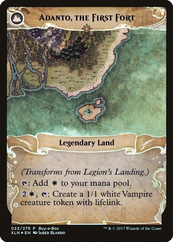 Legion’s Landing // Adanto the First Fort (Buy-A-Box) [Ixalan Treasure Chest] - MTG Single