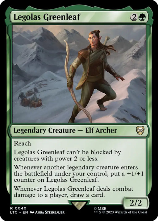 Legolas Greenleaf [The Lord of the Rings: Tales of Middle-Earth Commander] - MTG Single
