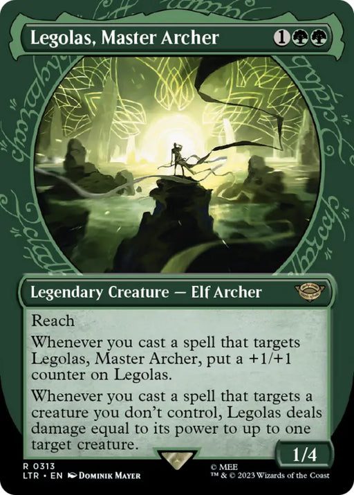 Legolas Master Archer (Showcase Ring Frame) [The Lord of the Rings: Tales of Middle-Earth] - MTG Single