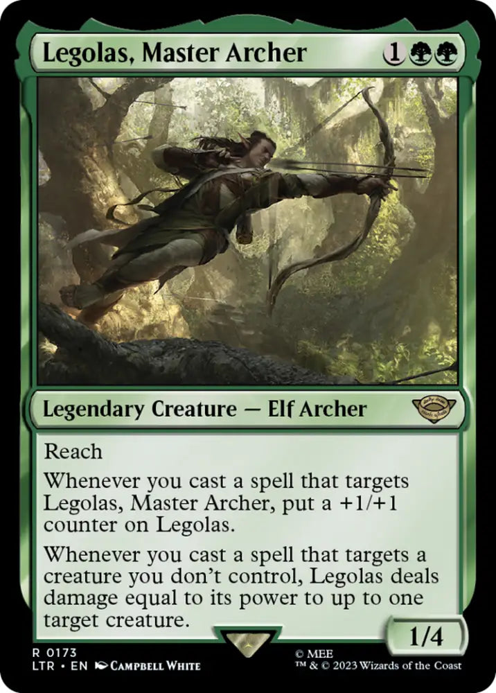 Legolas Master Archer [The Lord of the Rings: Tales of Middle-Earth] - MTG Single