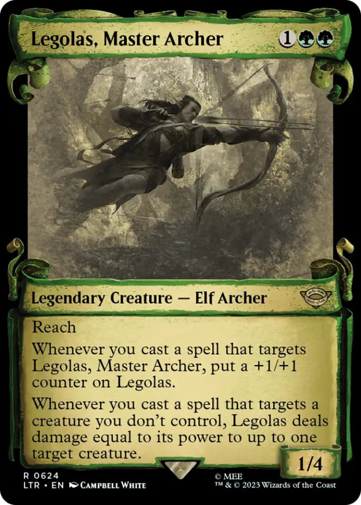 Legolas Master Archer [The Lord of the Rings: Tales of Middle-Earth Showcase Scrolls] - MTG Single