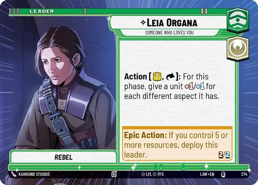 Leia Organa - Someone Who Loves You (Hyperspace) (274) [A Lawless Time]