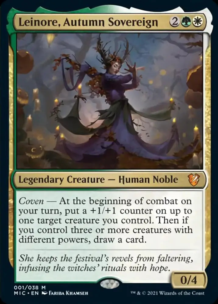 Leinore Autumn Sovereign [Innistrad: Midnight Hunt Commander] - MTG Single
