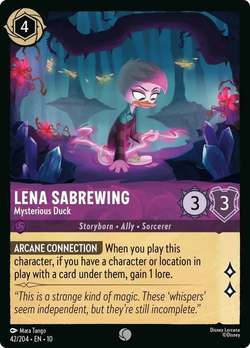 Lena Sabrewing - Mysterious Duck (42/204) [Whispers in the Well]